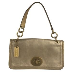 Coach Gold Satchel Bag